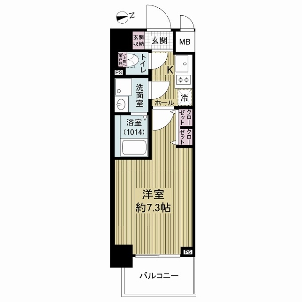 サムティ梅田インターコアの間取図