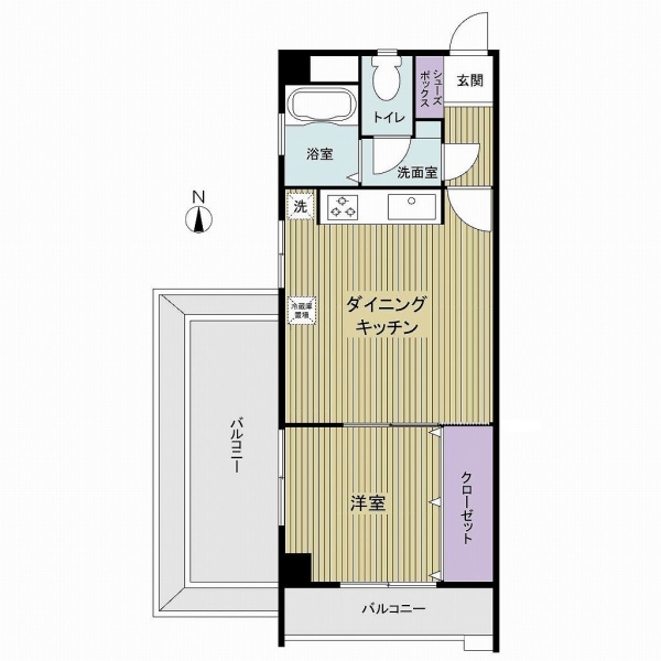 森下町パブリックハイツの間取図