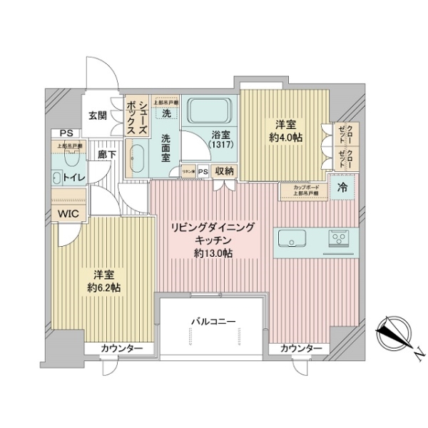 ＧＲＥＥＮ　ＰＡＲＫ　日本橋堀留町の間取図