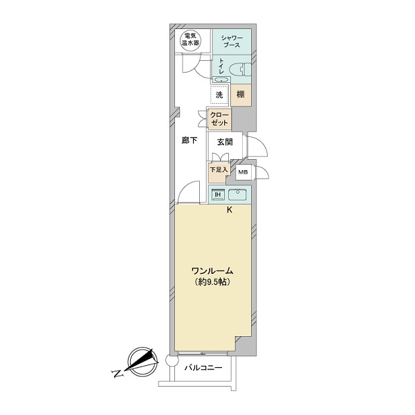 パーク・ノヴァ神宮前の間取図