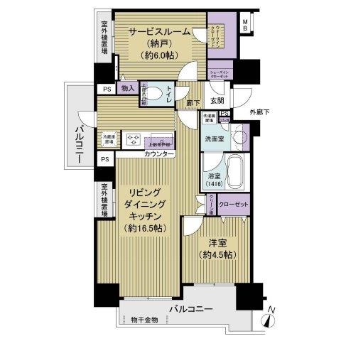ベルメゾン亀有ヴィマルシェの間取図