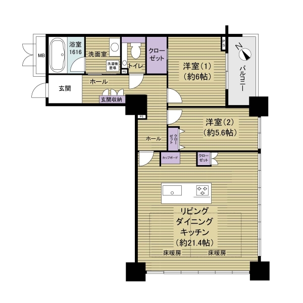 ガレリア・サーラの間取図