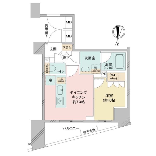 ネベル板橋の間取図