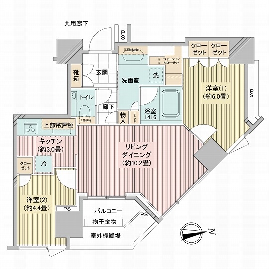 プラウドタワー白金台の間取図