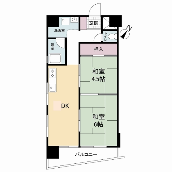 下谷第2サマリヤマンションの間取図