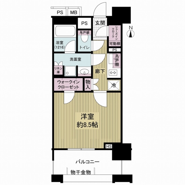 オープンレジデンシア名古屋FRONTの間取図