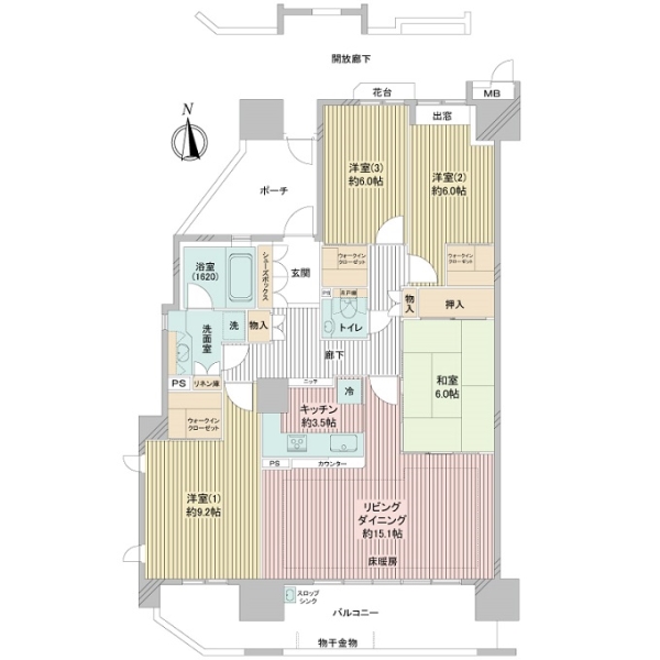 東京サーハウスセンターポートの間取図