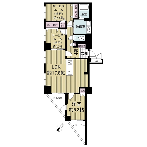 メゾン新御影の間取図