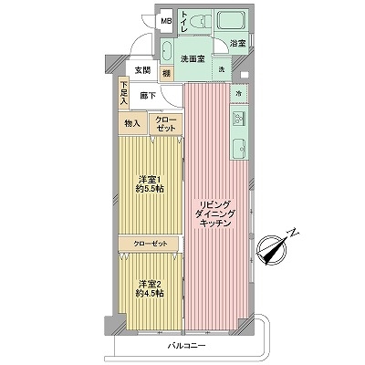 秀和南品川レジデンスの間取図