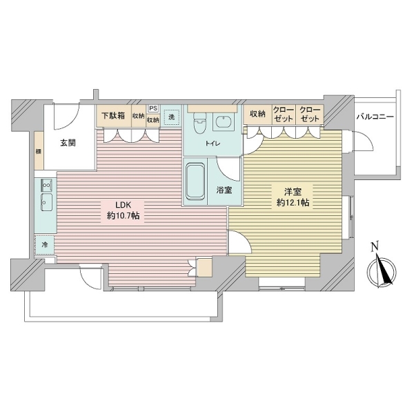 アクシア麻布の間取図
