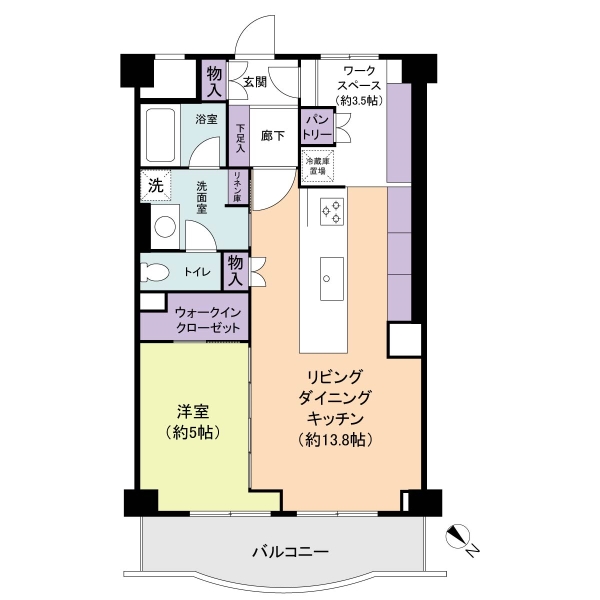 ブレッサ西日暮里の間取図
