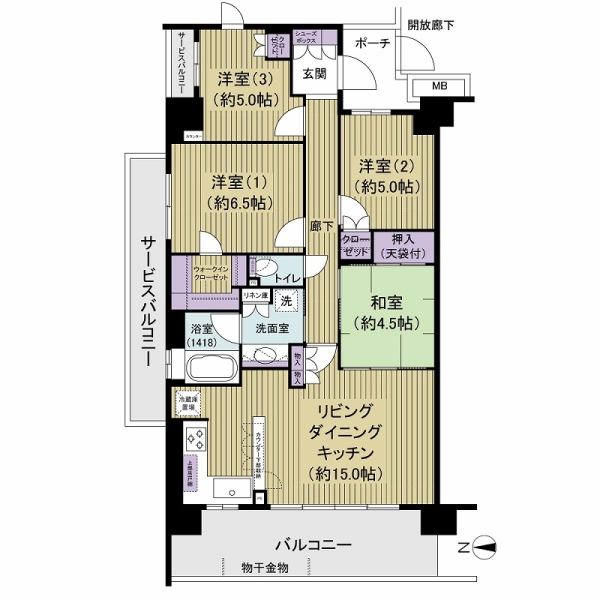ソライエ・プレミアムテラスの間取図