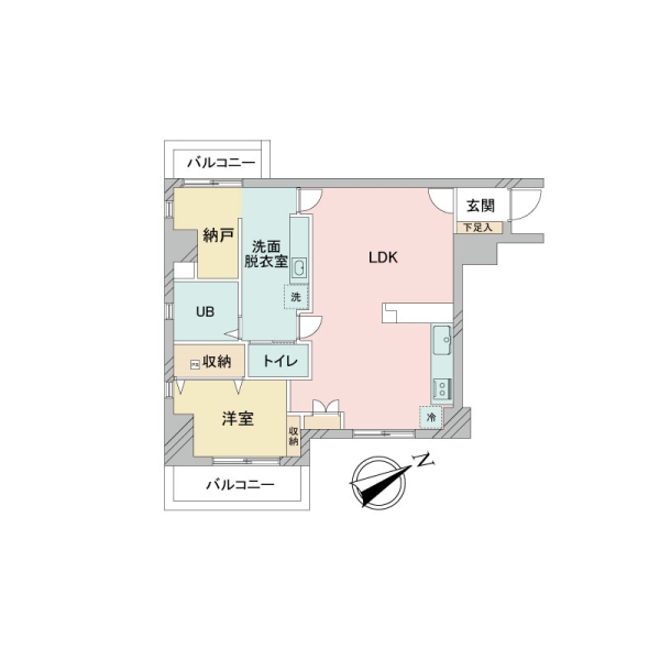 ヴィンテージ南阿佐ヶ谷の間取図