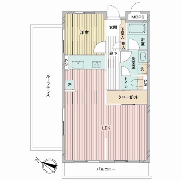 メイゾン小竹向原の間取図