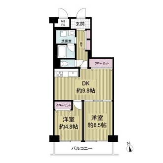 パレ京橋Ｉ番館の間取図