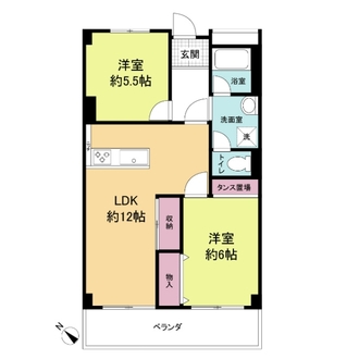 ソミュール桜が丘Ｂ棟の間取図