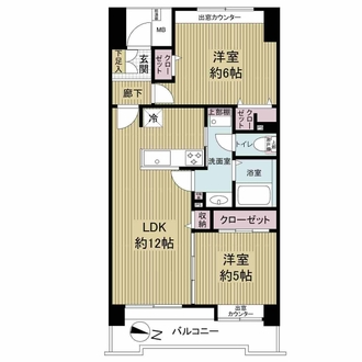 青戸パークホームズの間取図