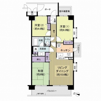レックスハイム赤羽の間取図