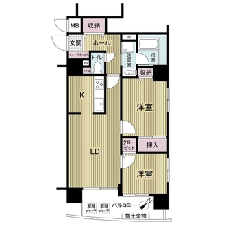 日暮里第２ダイヤモンドマンションの間取図