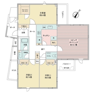 モアクレスト菊名の間取図
