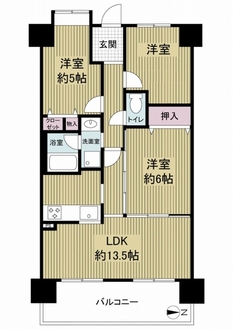 ディオ・フェルティ枚方長尾の間取図