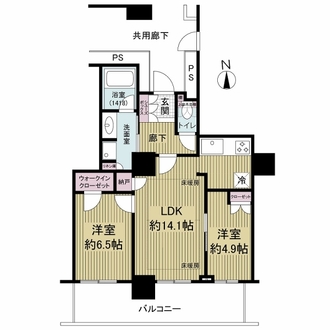 レジデンス梅田ローレルタワーの間取図