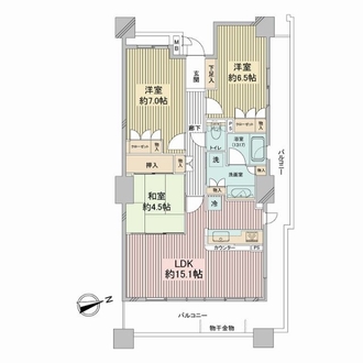ルネセントラルタワーの間取図