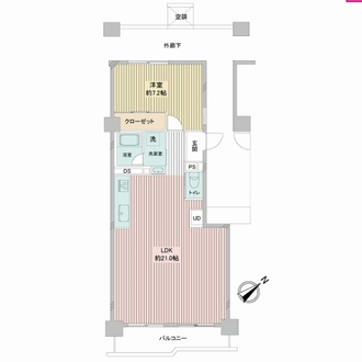 パークハイツ百合ヶ丘の間取図