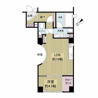 シティライフ京町堀の間取図