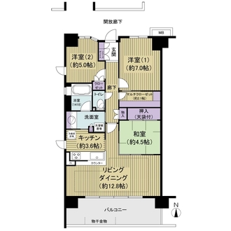 ソライエ・プレミアムテラスの間取図