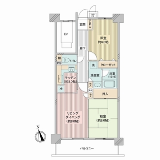 ライオンズマンション練馬北町の間取図