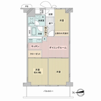 グリーンビューニュー川口の間取図