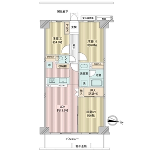 ルネサンヴェール小金井公園の間取図