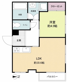 豊中メゾン桃山台壱号棟の間取図
