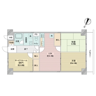 エンゼルハイム豊洲の間取図