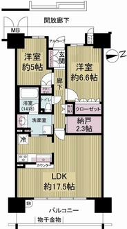 セントプレイスグランドプレミオの間取図