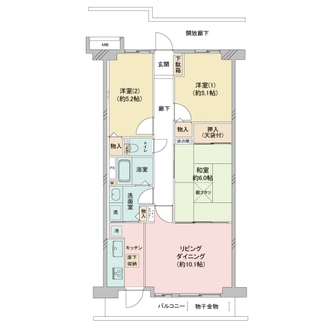 グリーンライフ蕨市民公園の間取図