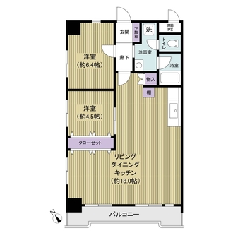 チサンマンション小笹の間取図