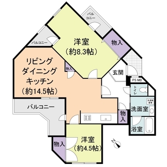 プチ東園田の間取図