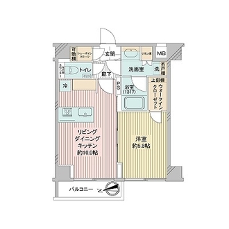 ヴァースクレイシアＩＤＺ南千住の間取図