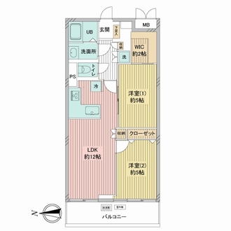 ニュー小金井マンションの間取図