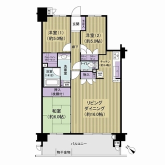 フェローネ深大寺の間取図