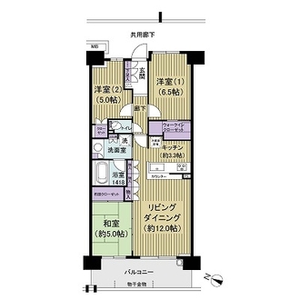 ルネ蘇我ディアパークの間取図