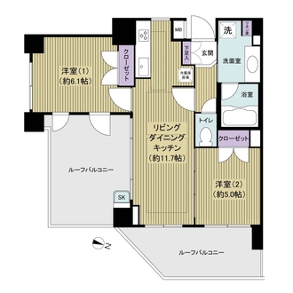 ステージファースト東十条の間取図