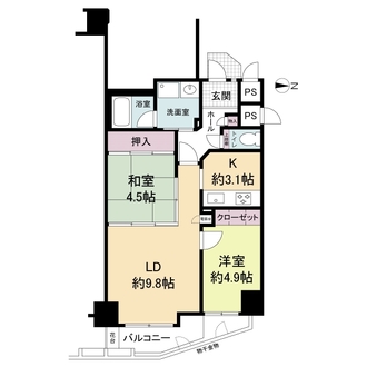コスモシティ千林大宮の間取図
