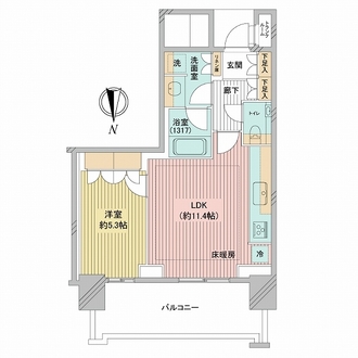 ベイズ　タワー＆ガーデンの間取図