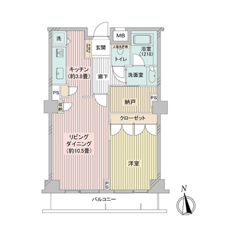 三軒茶屋シティハウスの間取図