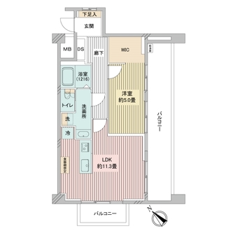 マンション目黒苑の間取図