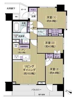 ウィルローズ小岩の間取図