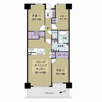 ルネ花小金井の間取図